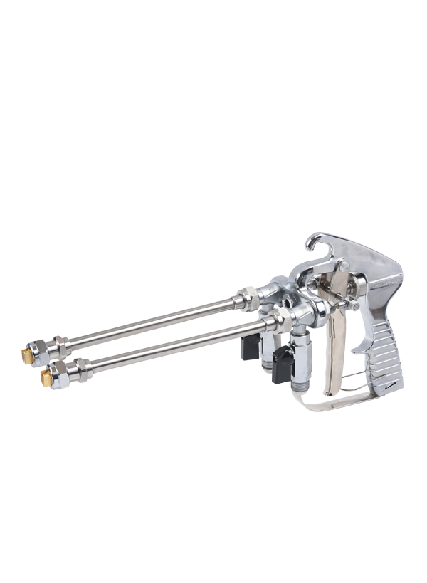 2액형 외부 혼합 스프레이 건